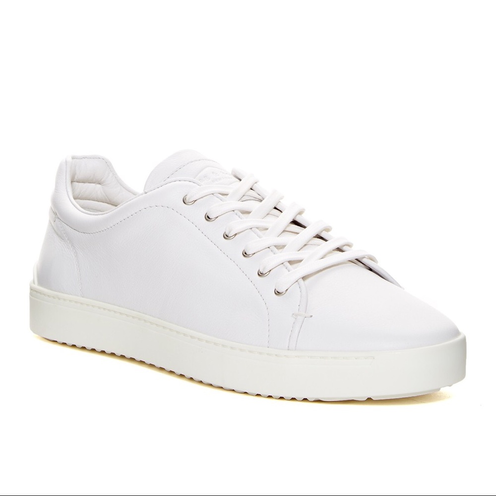 Kent White Leather Sneakers